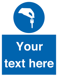 Custom Mandatory Keys Sign